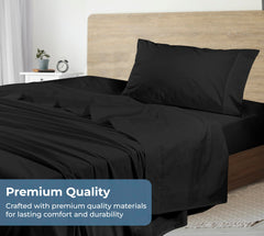 Royale Linens 200 thread count cotton sheet set