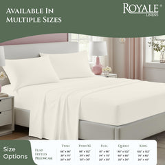 Royale Linens 144 thread Count 100% Cotton Sheet Set