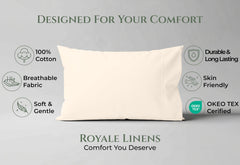 144TC cotton pillowcases Cream