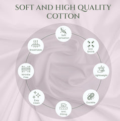 144TC cotton flat sheet Lavender