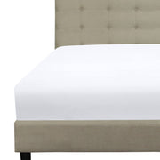 Royale Linens Fitted Sheet - Brushed Hotel Quality 1800 Ultra-Soft Wrinkle & Fade Resistant - Bottom Sheet - Deep Pocket Stretches Up to 16" - Fitted Sheet Only - Elastic Sheet (White)