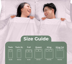 144TC cotton flat sheet Lavender