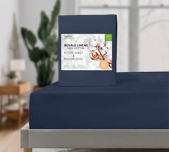 Royale Linens 300 thread Count 100% Cotton Sheet & Pillowcase Sets