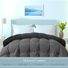 Royale comforter Black & Charcoal