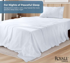Royale Linens 200 thread count cotton sheet set