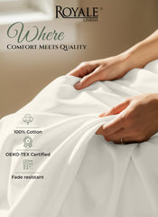 144TC cotton flat sheet Ivory