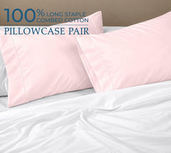 400TC cotton pillow Kyoto Blush