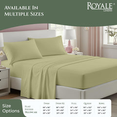 Royale Linens 144 thread Count 100% Cotton Sheet Set