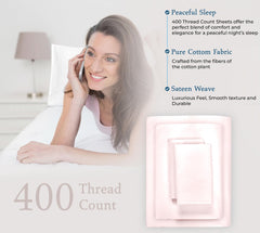 400TC sheet set Kyoto Blush image 6