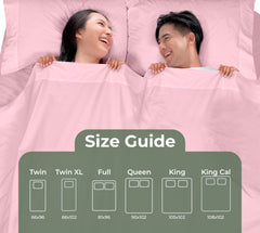 144TC cotton flat sheet Pink