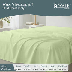 400TC cotton flat Florentine Sage