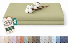 144TC cotton flat sheet Sage Green