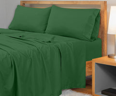 Royale Linens 300 Thread Count 100% Long Staple Combed Cotton Flat Sheet - Super Soft - Top Sheet - Breathable, Cool & Crisp Percale Flat Sheet Only