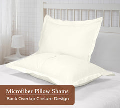 Ivory pillow shams image 2