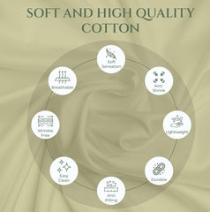 144TC cotton flat sheet Sage Green