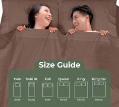 144TC cotton flat sheet Chocolate
