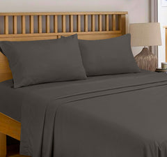 Royale Linens 300 Thread Count 100% Long Staple Combed Cotton Flat Sheet - Super Soft - Top Sheet - Breathable, Cool & Crisp Percale Flat Sheet Only