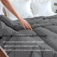 Royale comforter Black & Charcoal