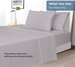 200TC cotton flat sheet Silver - image 5