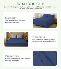 Royale Linens 144 thread Count 100% Cotton Sheet Set
