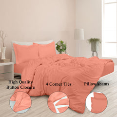 Button duvet cover Coral image 4