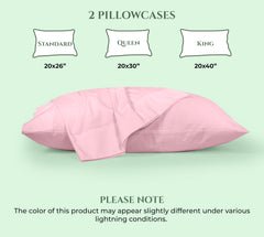 144TC cotton pillowcases Pink