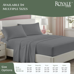 Royale Linens 144 thread Count 100% Cotton Sheet Set