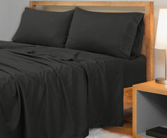 Royale Linens 300 Thread Count 100% Long Staple Combed Cotton Flat Sheet - Super Soft - Top Sheet - Breathable, Cool & Crisp Percale Flat Sheet Only