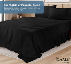 Royale Linens 200 thread count cotton sheet set