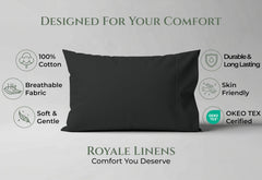 144TC cotton pillowcases Black