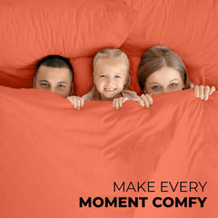 ROYALE LINENS - 4 Piece Bed Sheet - Soft Brushed Microfiber 1800 Bedding Set - 1 Fitted Sheet, 1 Flat Sheet, 2 Pillow case - Wrinkle & Fade Resistant Luxury Sheet Set (Coral)