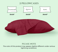 144TC cotton pillowcases Red