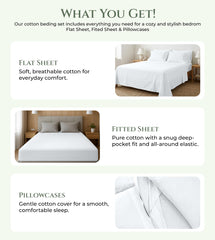 Royale Linens 144 thread Count 100% Cotton Sheet Set