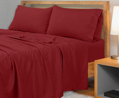 Royale Linens 300 Thread Count 100% Long Staple Combed Cotton Flat Sheet - Super Soft - Top Sheet - Breathable, Cool & Crisp Percale Flat Sheet Only