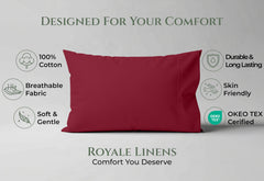 144TC cotton pillowcases Red