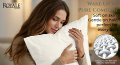144TC cotton pillowcases Ivory