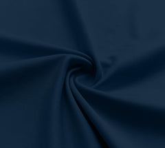 Royale Linens 400 Thread Count 100% American Grown Cotton Fitted Sheet Queen Size - All Around Elastic Fitted Sheet - Luxury Sateen Weave - Snug Fit Bottom Sheet Fit Up To 16 Inch (Queen, Rivera Navy)