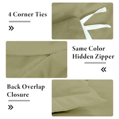 ROYALE LINENS White Duvet Cover - Duvet Cover Set - 3 Piece Double Brushed Duvet Covers with Zipper Closure, 1 Duvet Cover and 2 Pillow Shams
