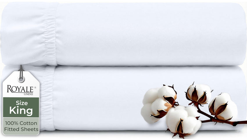 Fitted Sheets 2 Packs White upload26 image 10