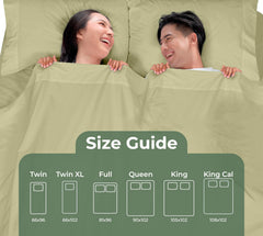 144TC cotton flat sheet Sage Green
