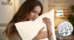 144TC cotton pillowcases Cream