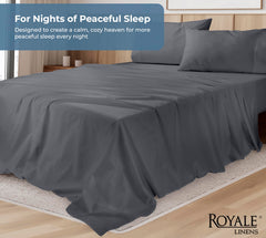 Royale Linens 200 thread count cotton sheet set