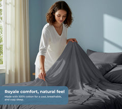 Royale Linens 200 thread count cotton sheet set