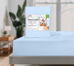 Royale Linens 300 thread Count 100% Cotton Sheet & Pillowcase Sets