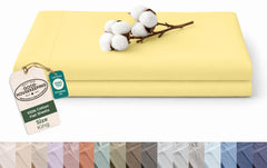 144TC cotton flat sheet Yellow