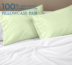 400TC cotton pillow Florentine Sage