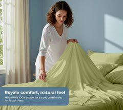 Royale Linens 200 thread count cotton sheet set