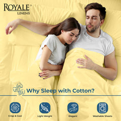 200TC cotton flat sheet Yellow - image 3