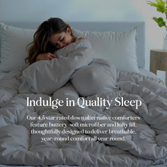 Comforter Navy & Silver image 8