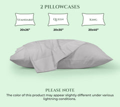 144TC cotton pillowcases Silver